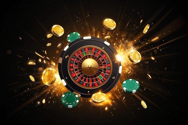 baccarat table with dealer and cards displayed